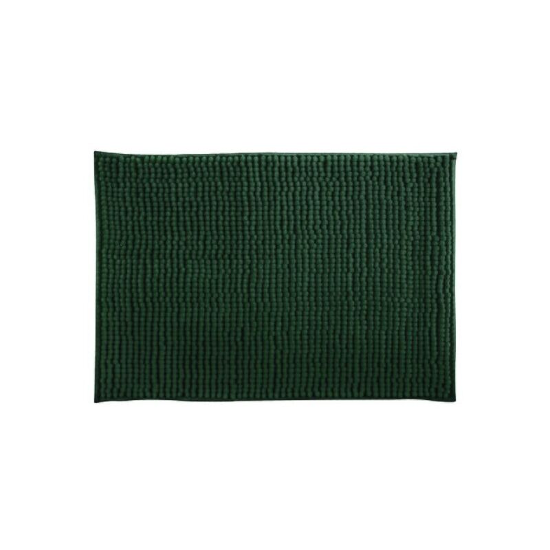 

MSV Alfombra de baño Microfibra CHENILLE 40x60cm Verde Oscuro - Verde