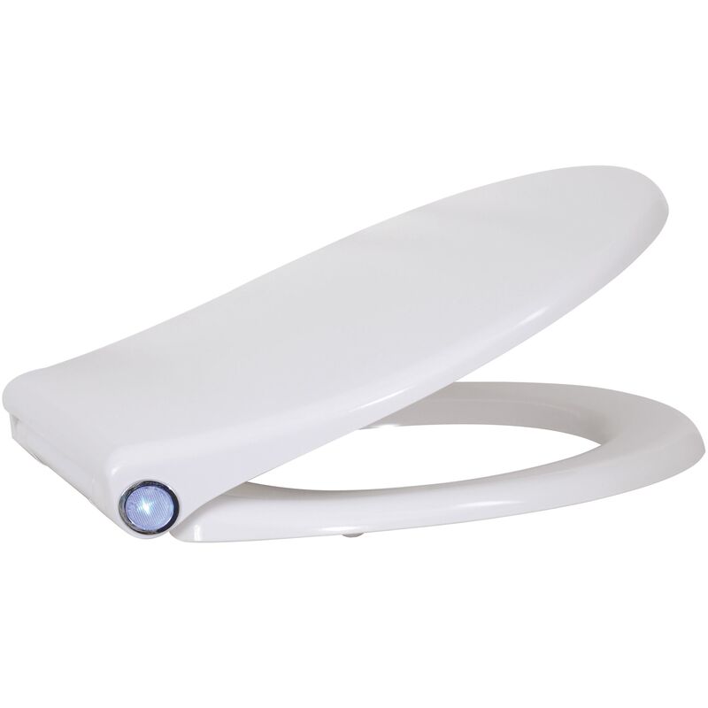 

Msv - Asiento De Bano Amovible Led Cierro Lento