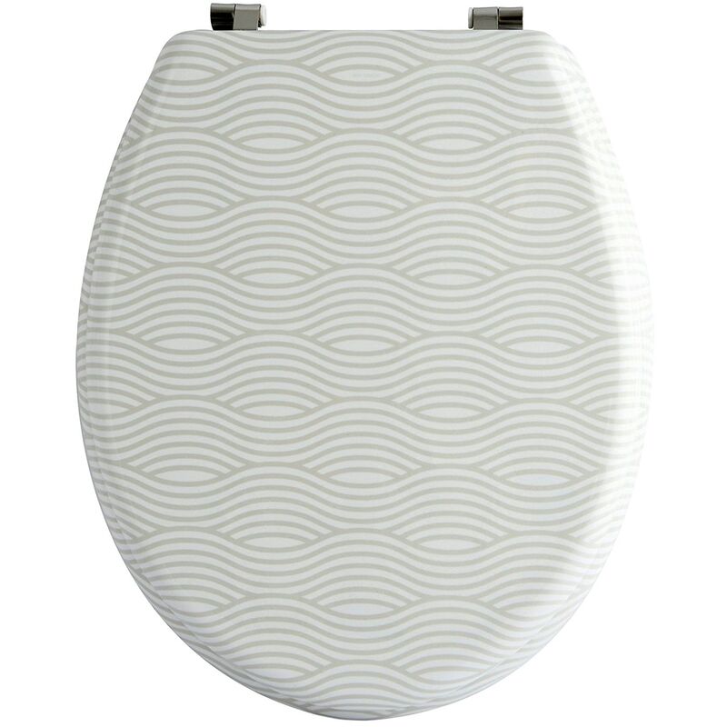 

Msv - Asiento Wc Mdf Wavemarron Claro Bisagras De Acero Inoxidable