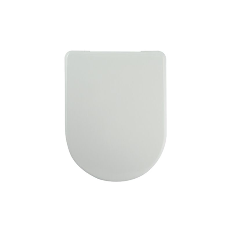 

M S V - MSV Asiento de inodoro Thermo Dur Versa Blanco - Bisagras de acero Inoxidable - Blanco