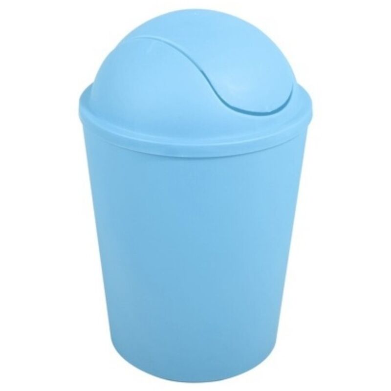 

M S V - MSV Bote de basura basculante PP AKO 5,5L Azul Cielo - Azul
