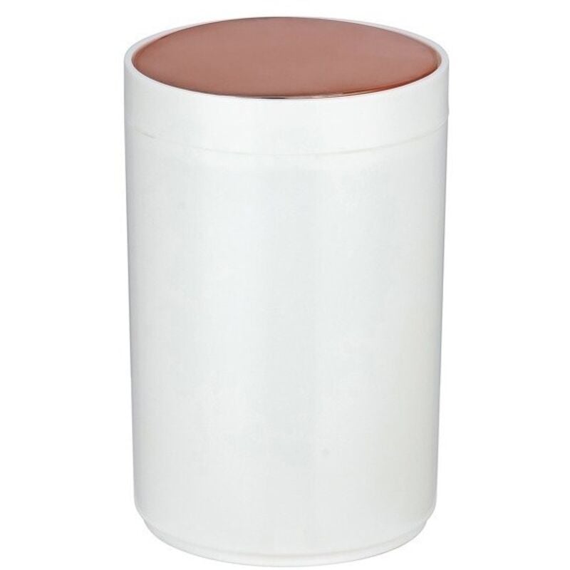 

MSV Bote de basura basculante PP LENA 5L Blanco - Blanco