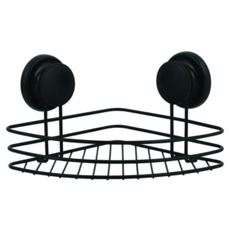 Etagère d'angle de douche à fixer tabarca Alu & Verre Satiné MSV