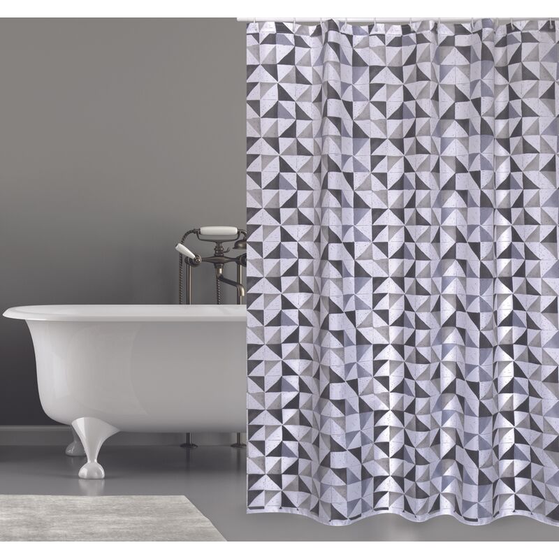 

Cortina de ducha MSV Calula Gris 180cm - Gris