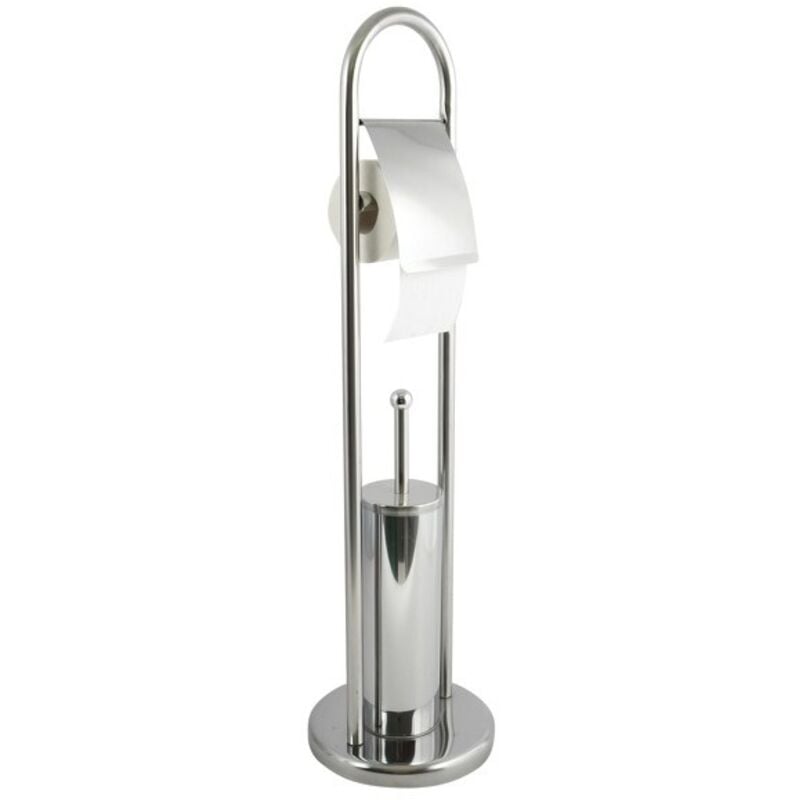 Combiné Wc en Acier Inoxydable Gris MSV