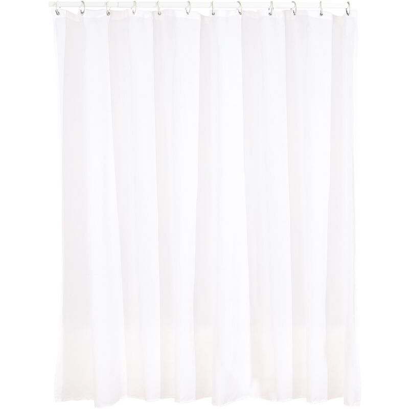 

Cortina De Baño De Polyester 180 X 200 Cm Blanca
