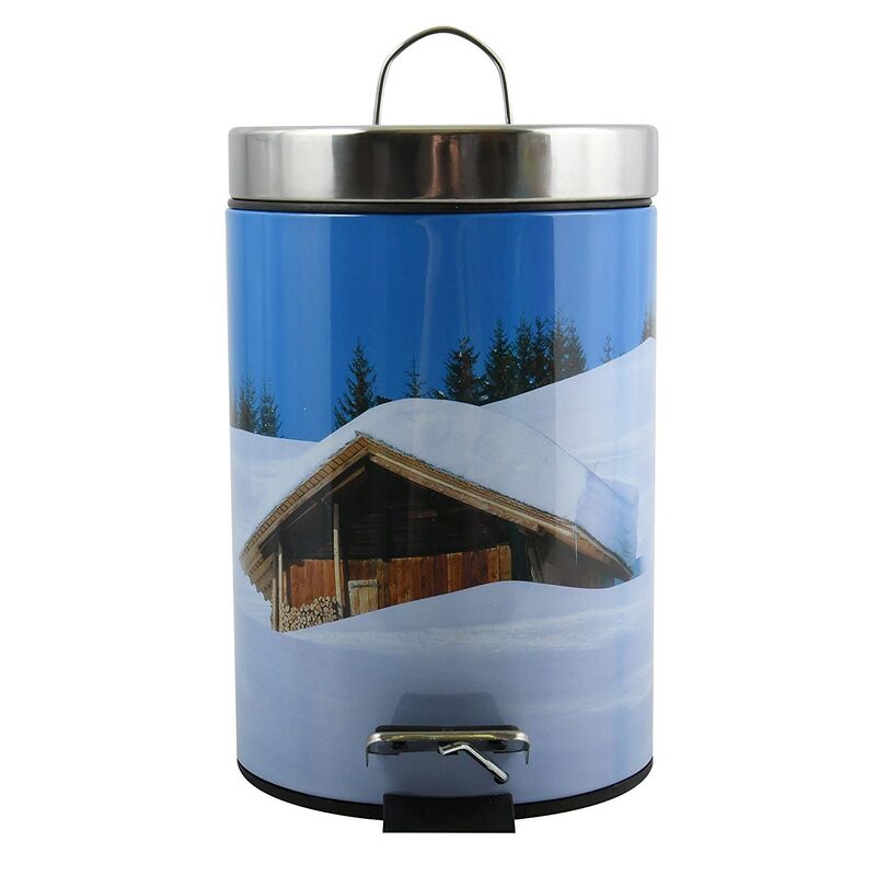 

100527-3 litros Acero Inoxidable Sepia Cottage Bin - MSV