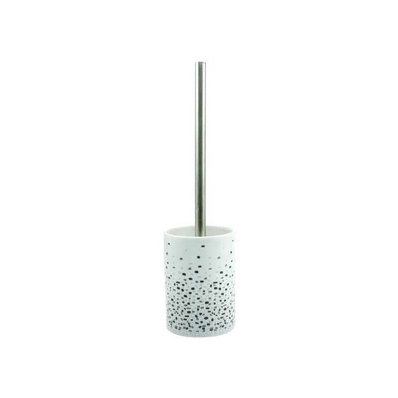 

M S V - MSV Escobilla de baño con soporte Cerámica BREST Topo - Topo