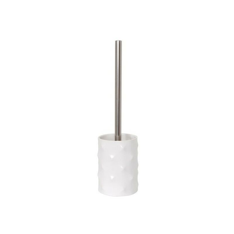 

M S V - MSV Escobilla de baño con soporte Cerámica KITEE Blanco - Blanco