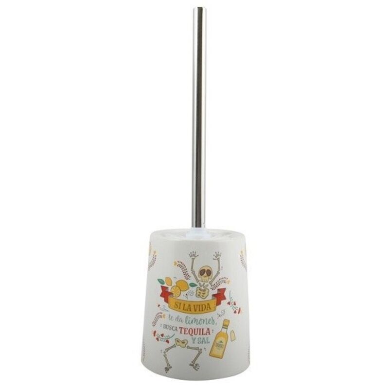 

M S V - MSV Escobilla de baño con soporte Cerámica Tequila Multicolor - Multicolor