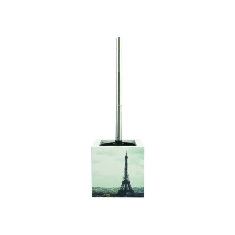 

MSV Escobilla de baño con soporte MDF & Acero Inoxidable Torre Eiffel Gris - Gris