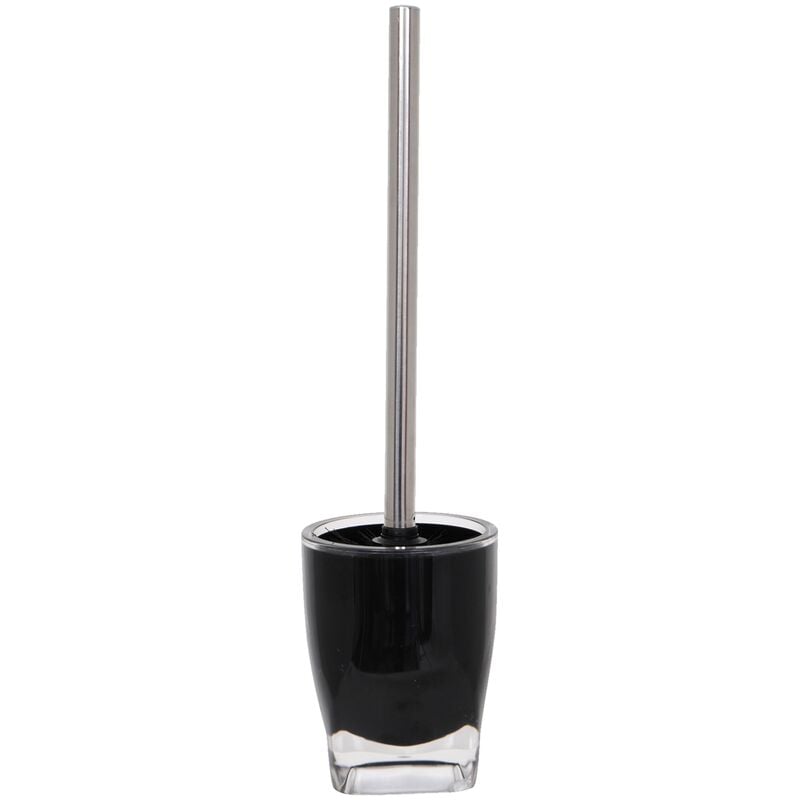 

Escobillero 'Thaiti' de acero inoxidable en color negro - MSV