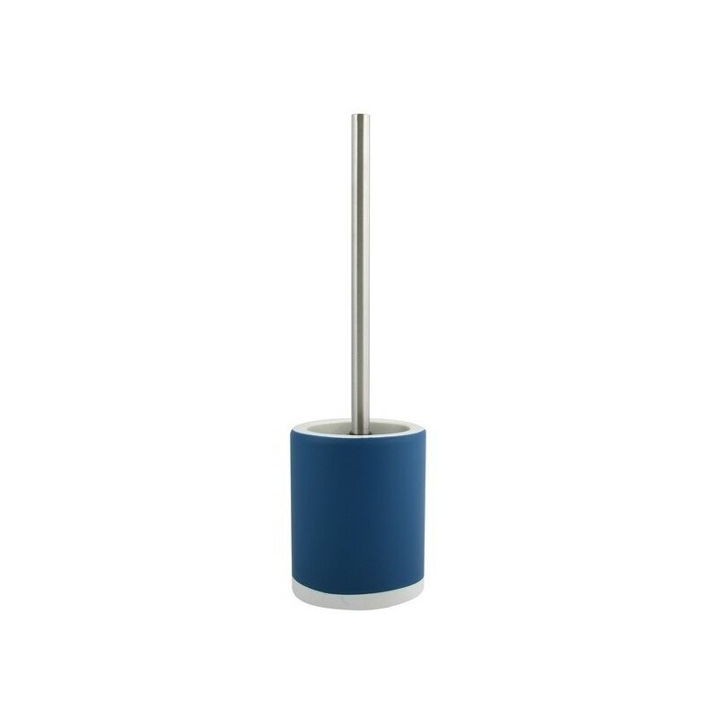 

M S V - MSV Escobilla de baño con soporte Cerámica CAGLIARI Azul Oscuro - Azul