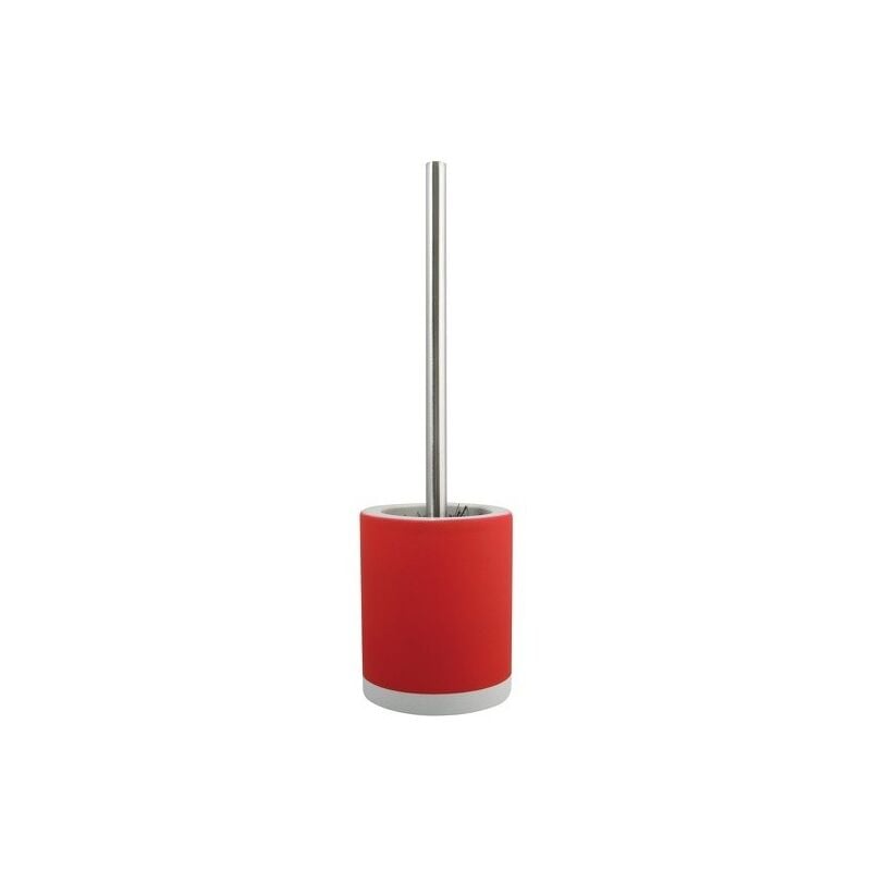 

M S V - MSV Escobilla de baño con soporte Cerámica CAGLIARI Rojo - Rojo