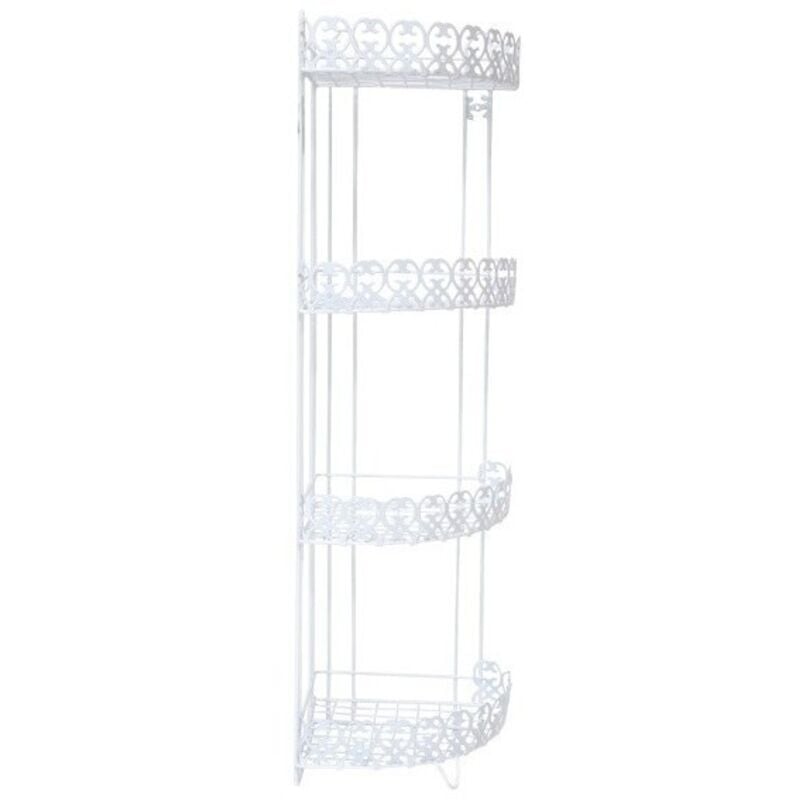 Etagère d'angle de douche 3 niveaux à fixer teresina Alu Satiné MSV