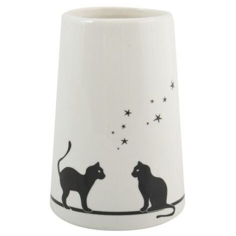 MSV Gobelet Céramique GATITOS Noir & Blanc