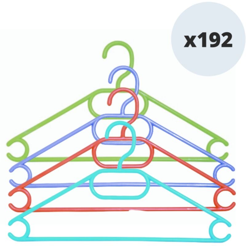 MSV - Lot de 192 Cintres Plastiques Enfants