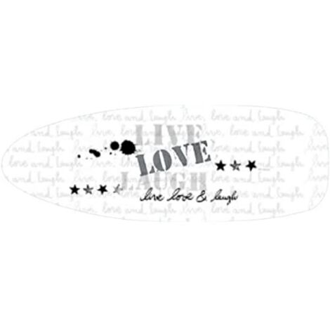 MSV Love-Fodera per asse da stiro in titano/cotone, 145 x 55 cm, colore: multicolore