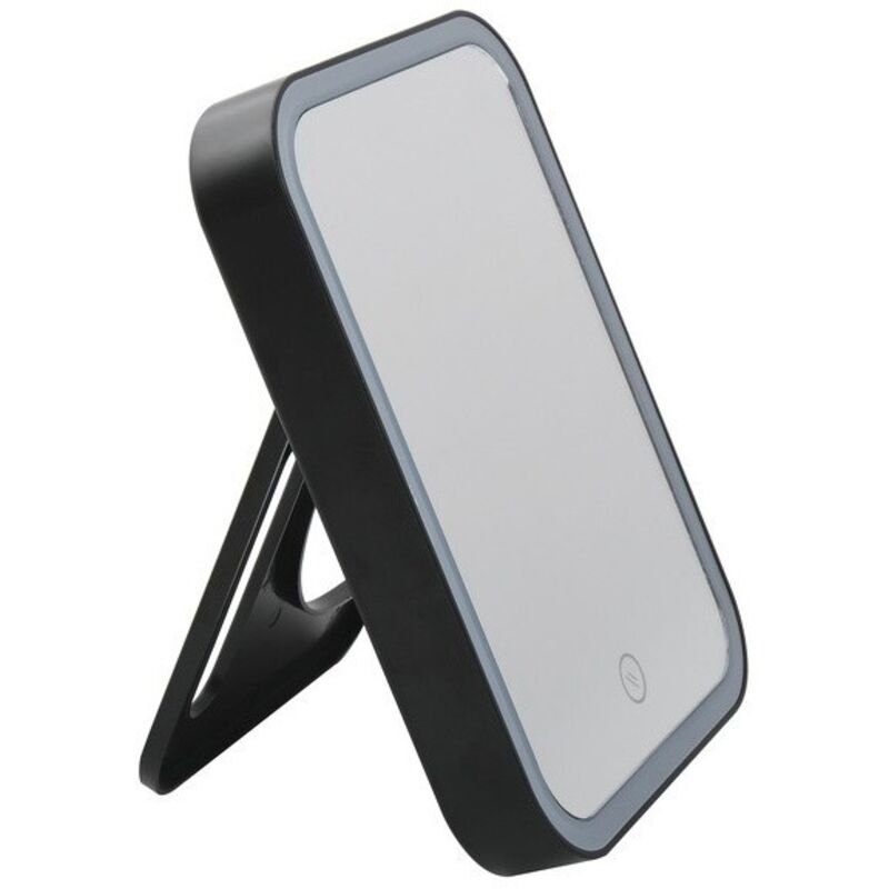 Miroir Lumineux à Led ania Noir mat MSV