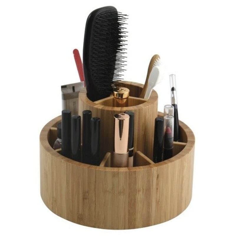 MSV - Organisateur de maquillage Bambou isalys Beige