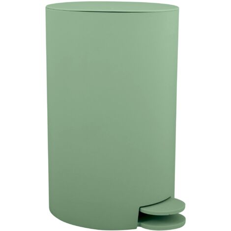 MSV OSAKI - Pattumiera a pedale in PP 3L, colore: Verde Basile