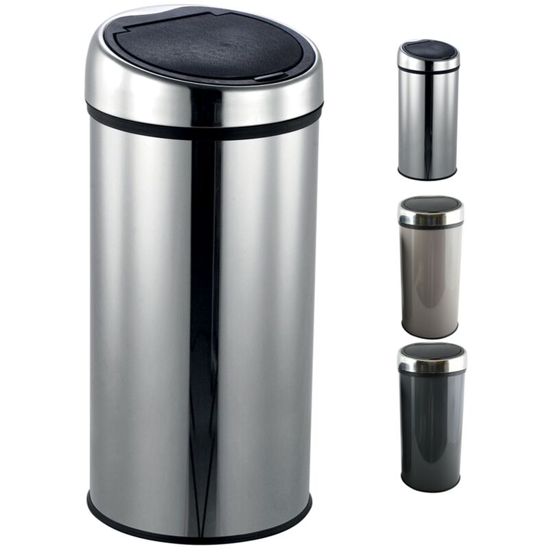 

Cubo De Basura Inox Touch 30 Litres