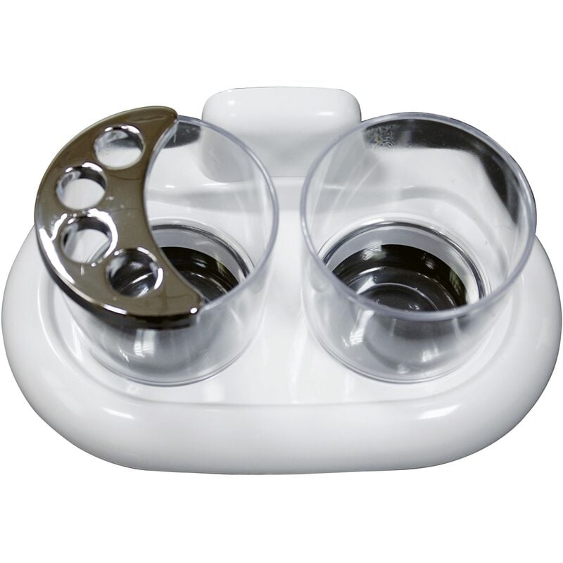 

Porta Cepillos De Dientes Blanco 'Basic'