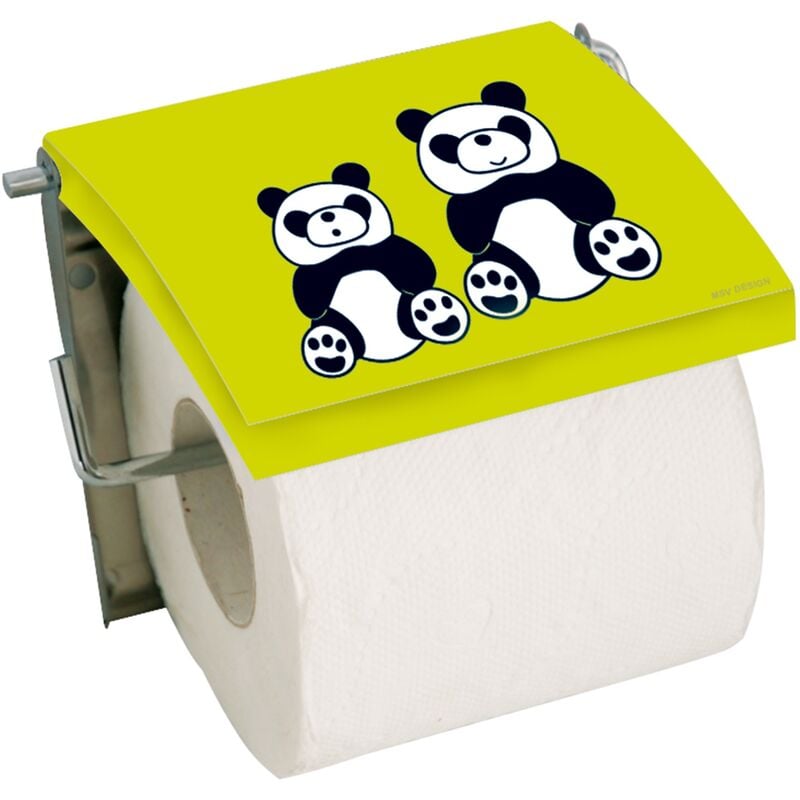 

Portarrollos MSV "Panda" de acero inoxidable en color amarillo