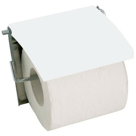 Porte-papier toilette beige et inox
