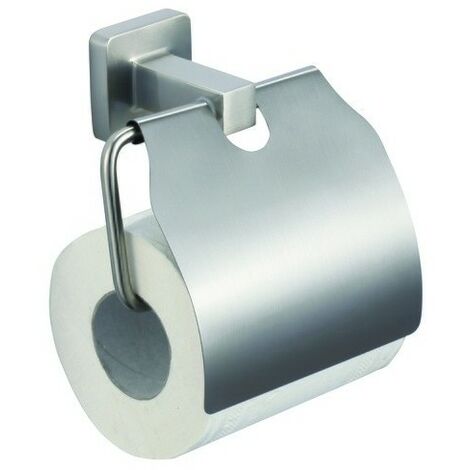 MSV Porte Rouleau Papier Wc Mural Zinc PARMA Gris - Gris