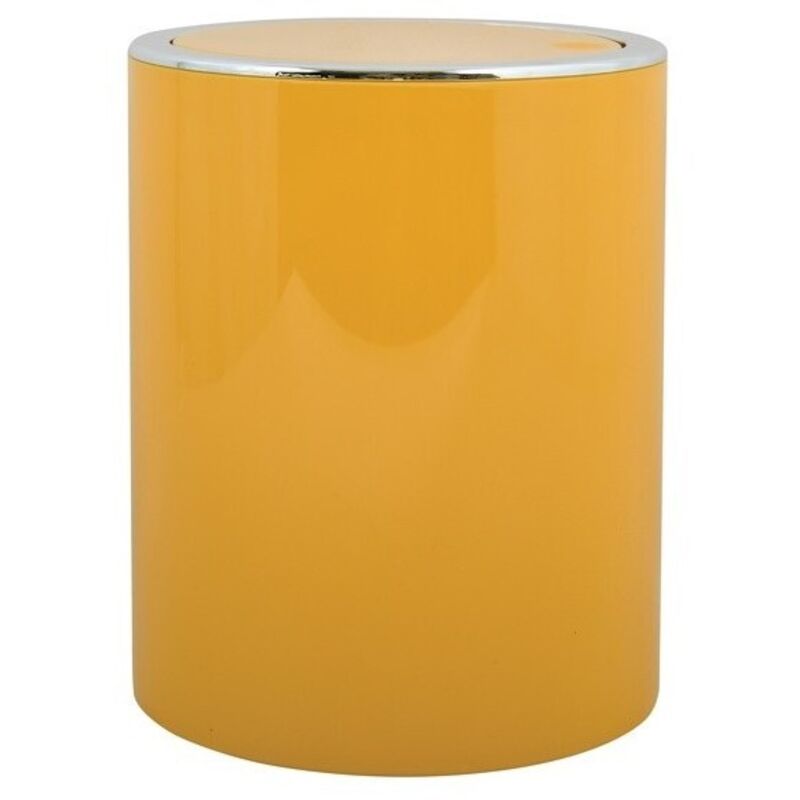 Poubelle à bascule kamaka 6L Jaune MSV