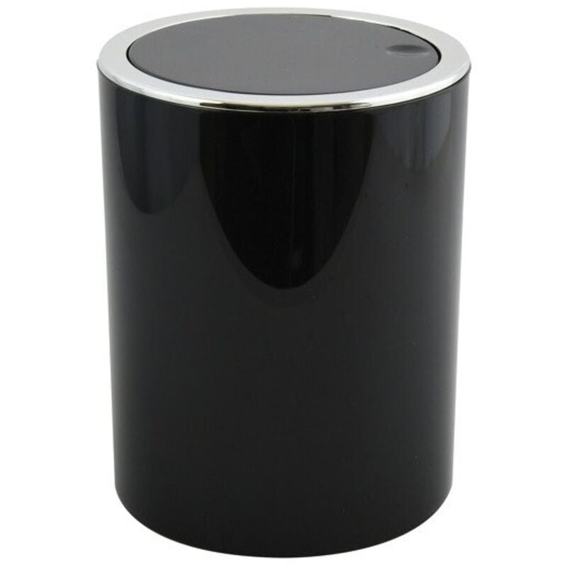 Poubelle à bascule kamaka 6L Noir MSV