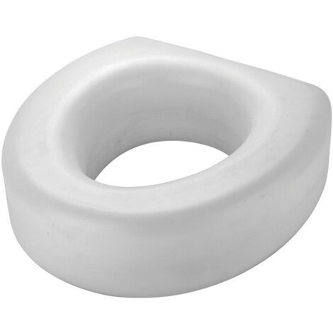 MSV Rehausseur WC 15cm pour personne à mobilité réduite - Max 100kg - Blanc