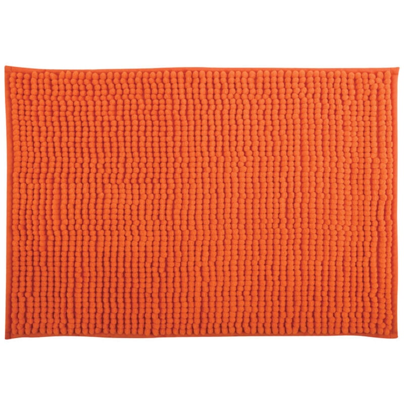 Tapis de bain Microfibre CHENILLE 60x90cm Orange MSV