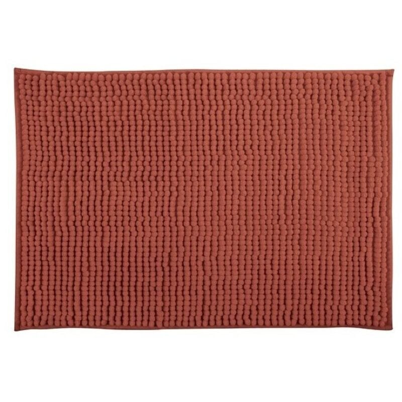 Tapis de bain Microfibre chenille 60x90cm Terracotta MSV