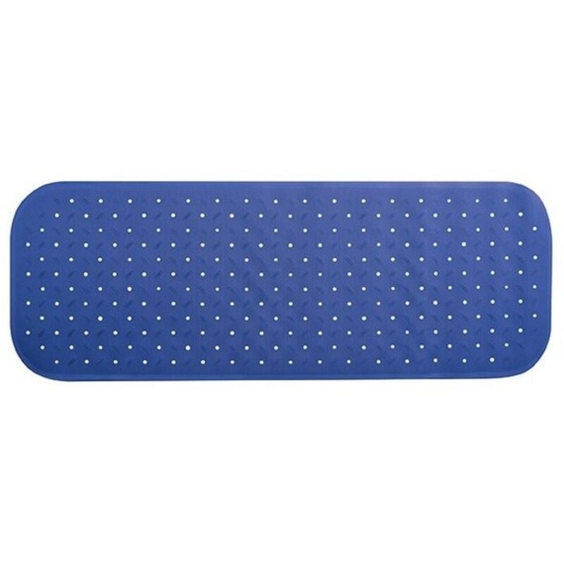 Tapis Fond de baignoire antidérapant Caoutchouc class 36x97cm Bleu MSV