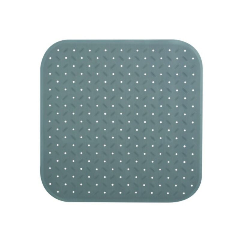 Tapis Fond de douche antidérapant Caoutchouc class 54x54cm Gris MSV