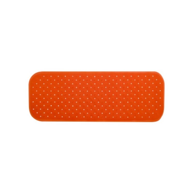 Tapis Fond de baignoire antidérapant Caoutchouc class 36x97cm Orange MSV