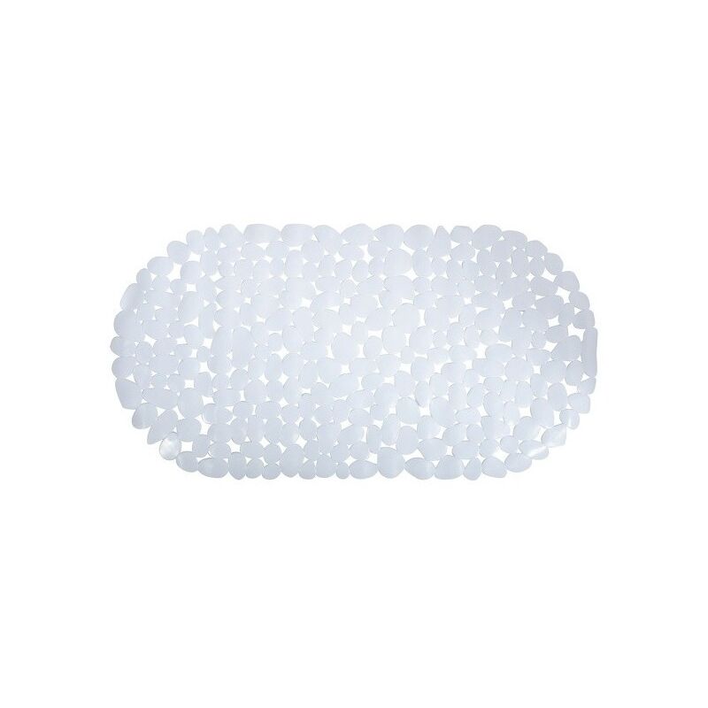 140881 galets tapis de baignoire pvc blanc 35 x 68 x 0,1 cm - MSV