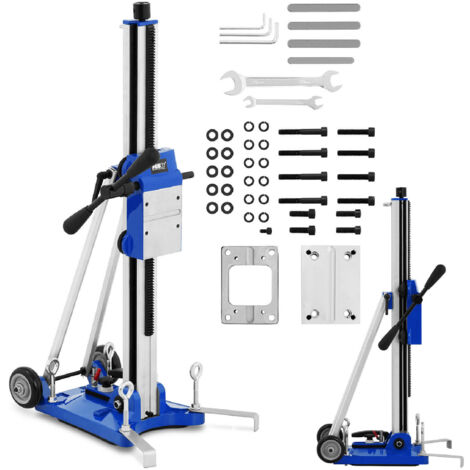MSW Bâti De Carottage Rail Guidage Support Pour Perceuse 2 Roulettes Colonne 940 mm