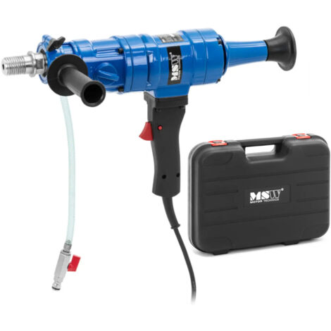 MSW – Carotteuse 1500 W pour béton – Vitesse 950-2100 tr/min – Perçage jusqu'à 102 mm – Niveau à bulle intégré pour précision