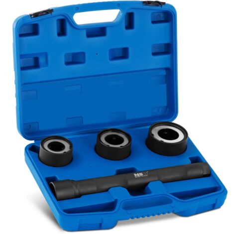 MSW – Clé pour biellette de direction – 3 têtes interchangeables pour rotules 30-45 mm – Acier au carbone – Mallette de transport incluse