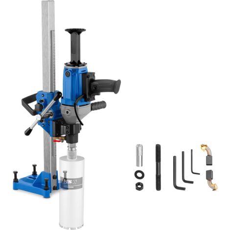 MSW – Perceuse verticale pour béton 152 mm – Puissance 2880 W – Vitesse 1200 tr/min – Carottage à sec et à eau – Pour matériaux durs - MSW-DDM152