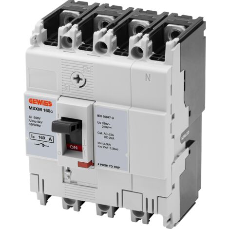 MSXM 160c 4P 160A Term.FC GEWISS GWD9442