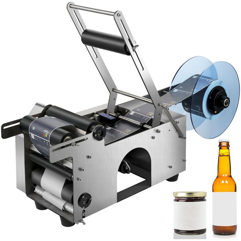 Vevor - Moracle Distributeur deEtiquettes Etiqueteuse de Bouteilles Semi-automatique 50 w 50 pcs/min MT-50 Machine a Etiqueter 15-100 mm Machine
