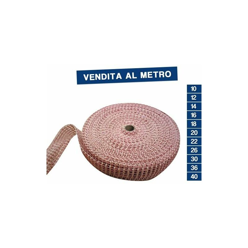 Image of Mt 1 reti rete elastica doppia trama calza insaccati salumi affumicatura 13783V 10 (13783)