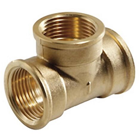 MT te 90 h/h laton dt 1/2 rosca , Te de 90 grados tres bocasLatonado1/2 pulgada.