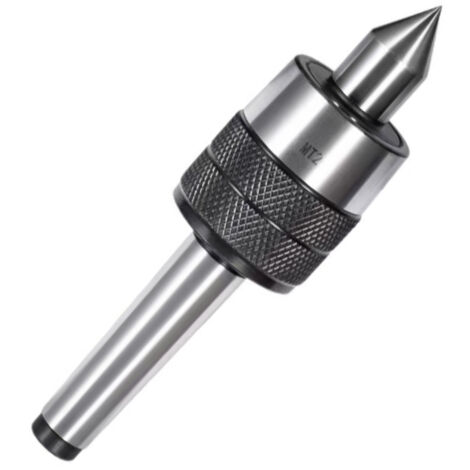 MT2 Pointe Tournante, Centre Rotatif Precision de Fraisage d'Outils de Rotation de Centre MT2 Live Center, pour Outil de Tour CNC à Cne Machine en Acier de Précision 0.005mm
