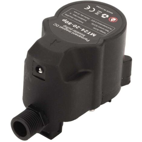 MT242080P DC 24 V Wasserdruck-Boosterpumpe, kleine Dusch-Boosterpumpe, vollautomatische, geräuscharme Umwälzpumpe (EU-Stecker)