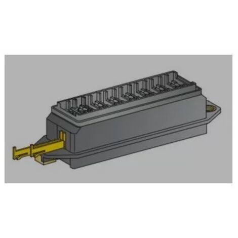 Mta 0300581 Porte Fusibles UNIVAL 8 voies PA66 GF30 Noir